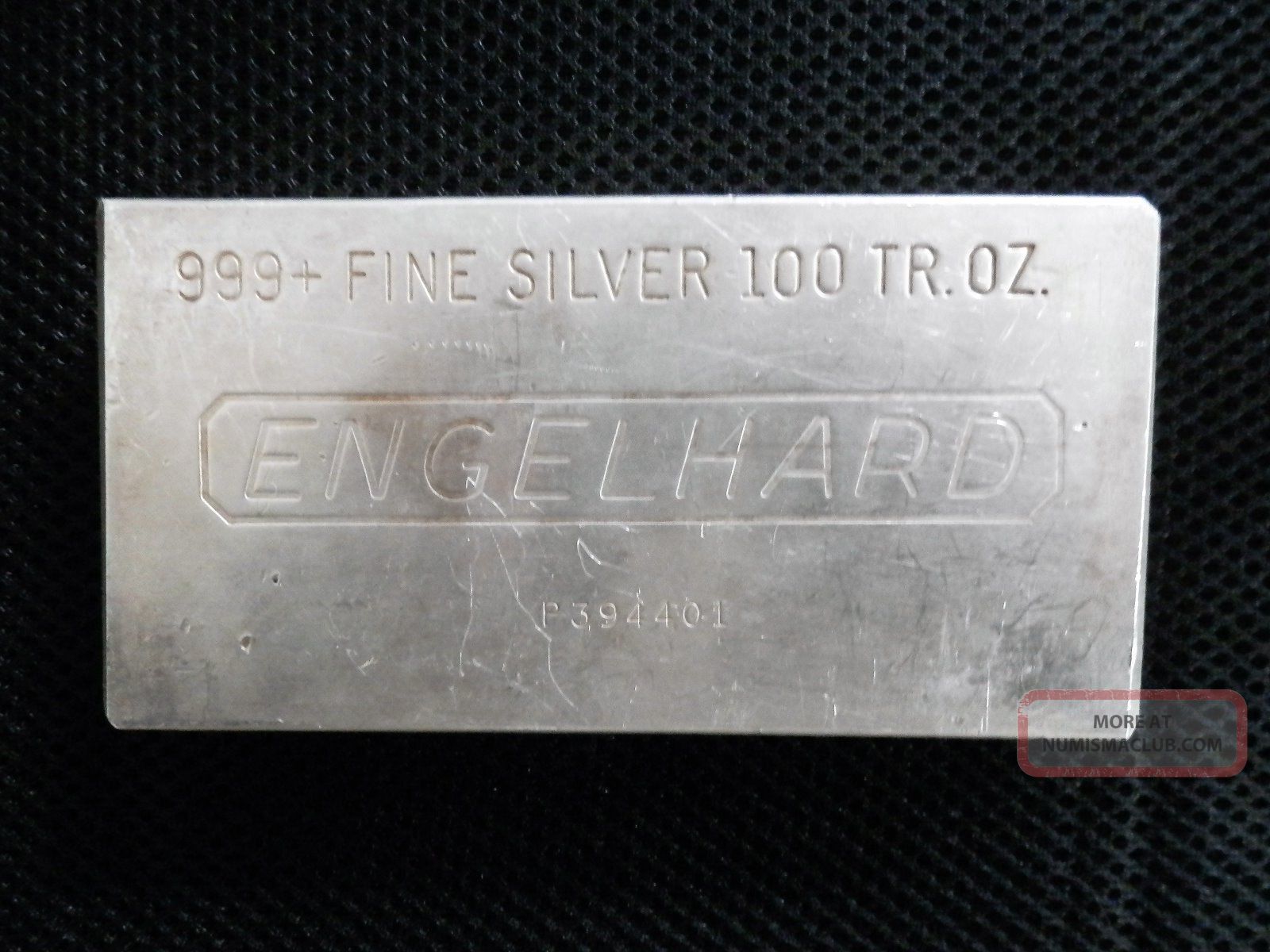 100 oz engelhard silver bar